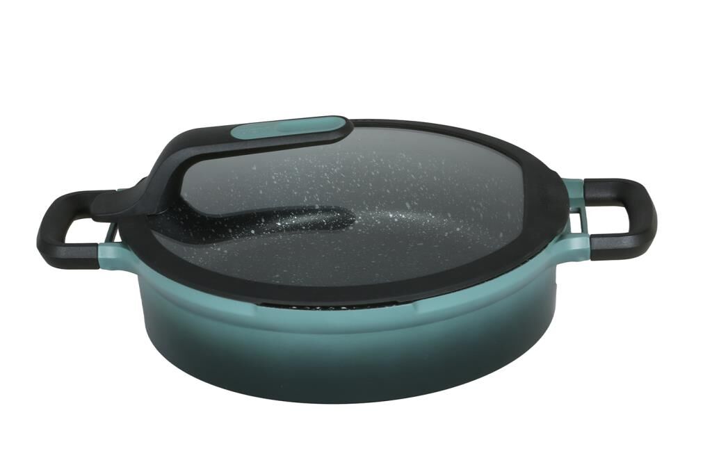 Berghoff Gem Stay Cool Pilav Tenceresi Forest 24 Cm