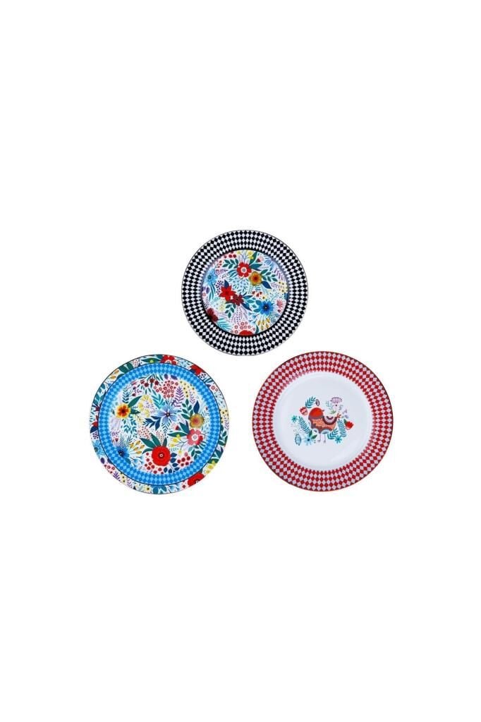 Lucky Art Effie Bone 27 Cm 6Lı Tabak Seti