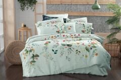 Sarev Hemera %100 Keten Çift Kişilik Nevresim Takımı, Yeşil