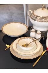 Evaliza  Crown 60 Parça Yemek Takımı