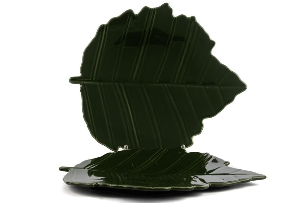 Mikasa Moor Leaf Yeşil 2li Tabak 28cm