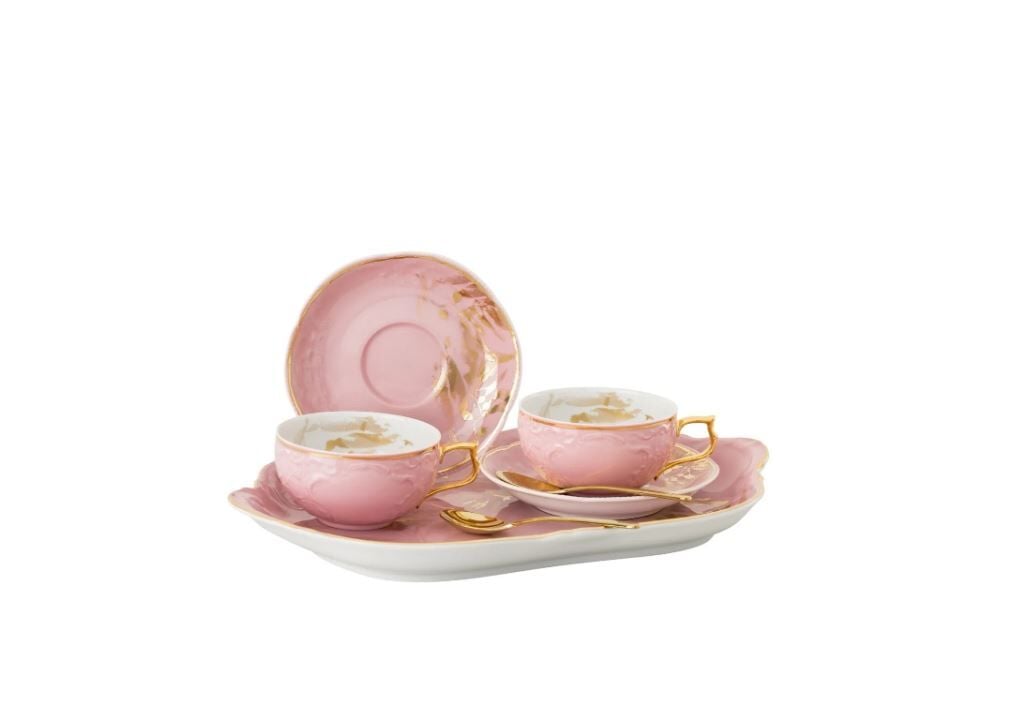 Rosenthal Oval Servis 33cm+Çay Set 6 Parça Midas Rose