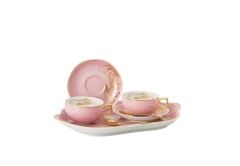 Rosenthal Oval Servis 33cm+Çay Set 6 Parça Midas Rose
