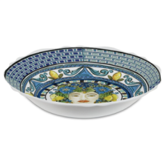Baci Milano Sıcıly Salata Kasesi 35,5 Cm Mavi