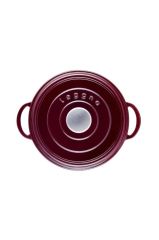 Leggno Flm4881Dt28Mr 28 Cm Derin Döküm Tencere Majolik Bordo