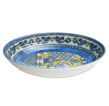 Baci Milano Sıcıly Bowl Kase 33,5X23,8 Cm Mavi