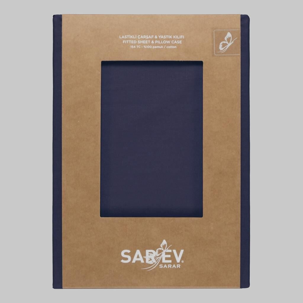 Sarev New Slow Cıty 180X200 Fıtted Çarşaf, .Lacivert