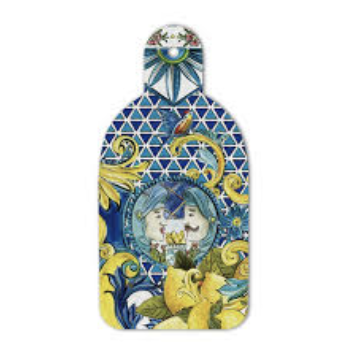 Baci Milano Sıcıly Kesme Tahtası 17X35 Cm Mavi