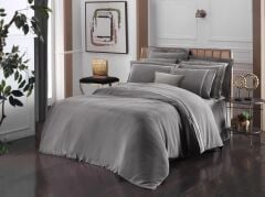 Sarev Kımera Cupro Vegan İpek Çift Kişilik Nevresim Takımı Lila