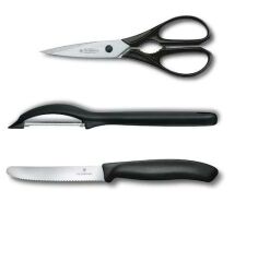 Victorinox Makas, Soyacak Ve Domates Bıçağı Seti