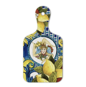 Baci Milano Sıcıly Kesme Tahtası 13X25 Cm Mavi