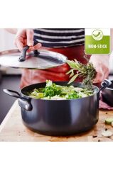 Greenpan Craft Thermolon Seramik Yapıştırmaz 24Cm Derin Tencere