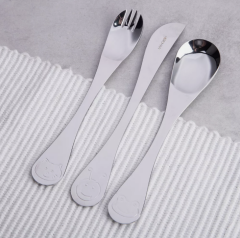 Herdmar Kıds Anımal 3 Parça Çatal Kaşık Bıçak Takımı
