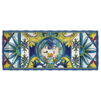 Baci Milano Sıcıly Tepsi 49X20 Cm Mavi