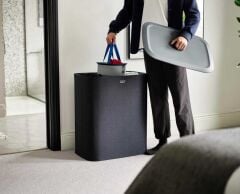 Joseph Joseph Tota 90 L Trio 3 Bölmeli Çamaşır Ayırma Sepeti Gri