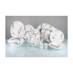 Prouna Marble 72 Parça Yemek Takımı