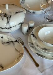 Prouna Marble 72 Parça Yemek Takımı