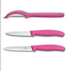 Victorinox Soyacak Ve Soyma Bıçak Seti Pembe