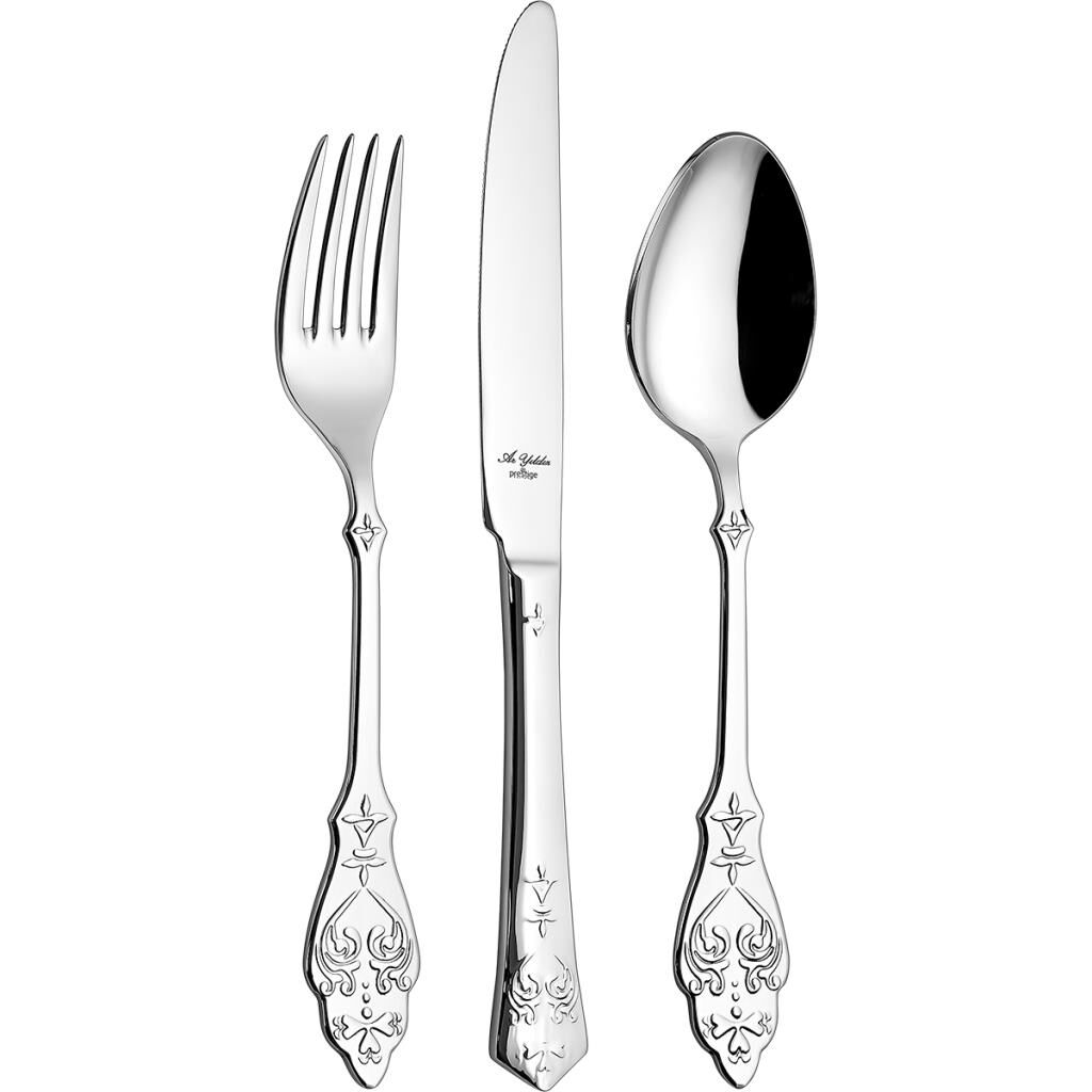 Aryıldız Kremlin Antik 84 Parça 12 Kişilik Çatal Kaşık Bıçak Takımı