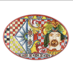 Baci Milano Sıcıly Oval Servis Tabağı 51X35,5 Cm