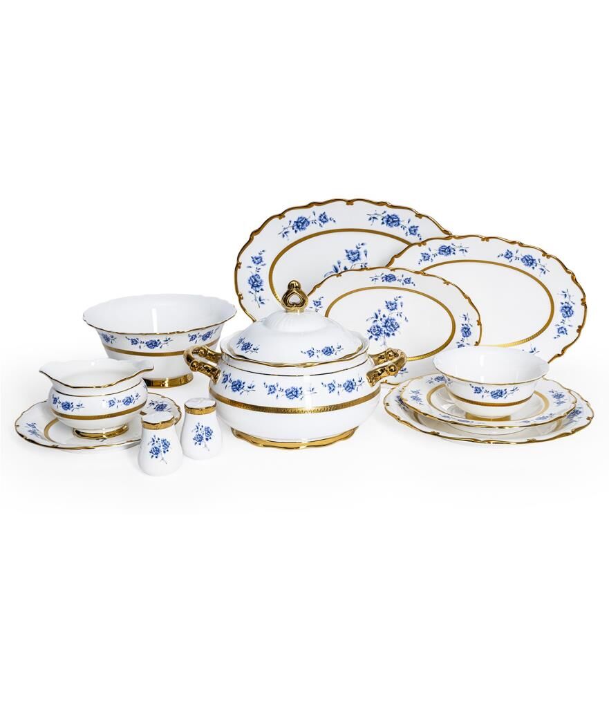 Maxx Doria Majestic Azure 12 Kişilik 77 Parça Yemek Takımı