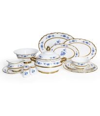 Maxx Doria Majestic Azure 12 Kişilik 77 Parça Yemek Takımı