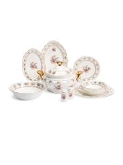 Maxx Doria Czech Collection Luster Flower 12 Kişilik 60 Parça Yemek Takımı