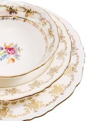 Maxx Doria Czech Collection Luster Flower 12 Kişilik 60 Parça Yemek Takımı