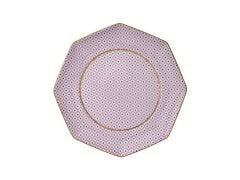 Tea Delight Regency Damask Pembe 6' Lı Tatlı Tabağı 21cm