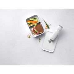 Zwilling Vakumlu Yemek Kabı, M, Plastik, Beyaz