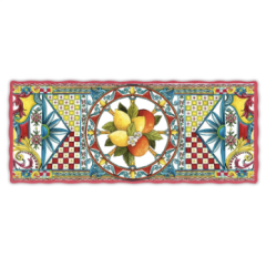 Baci Milano Sicily Tepsi 49 cm x 20 cm Turuncu