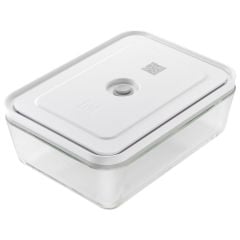 Zwilling Vakumlu Buzdolabı Saklama Kabı, Borosilikat Cam, Beyaz