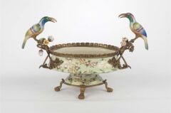 Mikasa Moor Yeşil Kuş Figürlü Dek Kase 45x30cm