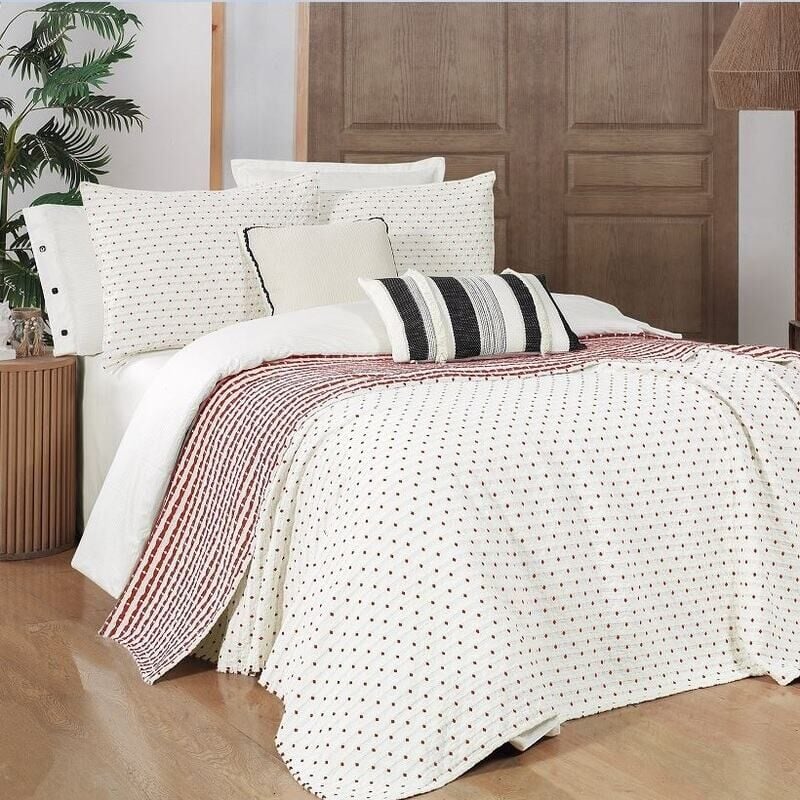 SAREV MARVIN YATAK ORTUSU SETI TK, .KIRMIZI