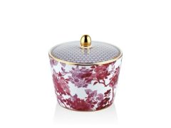 Tea Delight Regency Damask Pembe Şekerlik