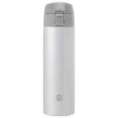 Zwilling Thermo Termos Matara, 450 Ml | Paslanmaz Çelik | Beyaz-Gri