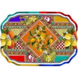 Baci Milano Ortıgıa Dikdörtgen Tepsi 33X47 Cm