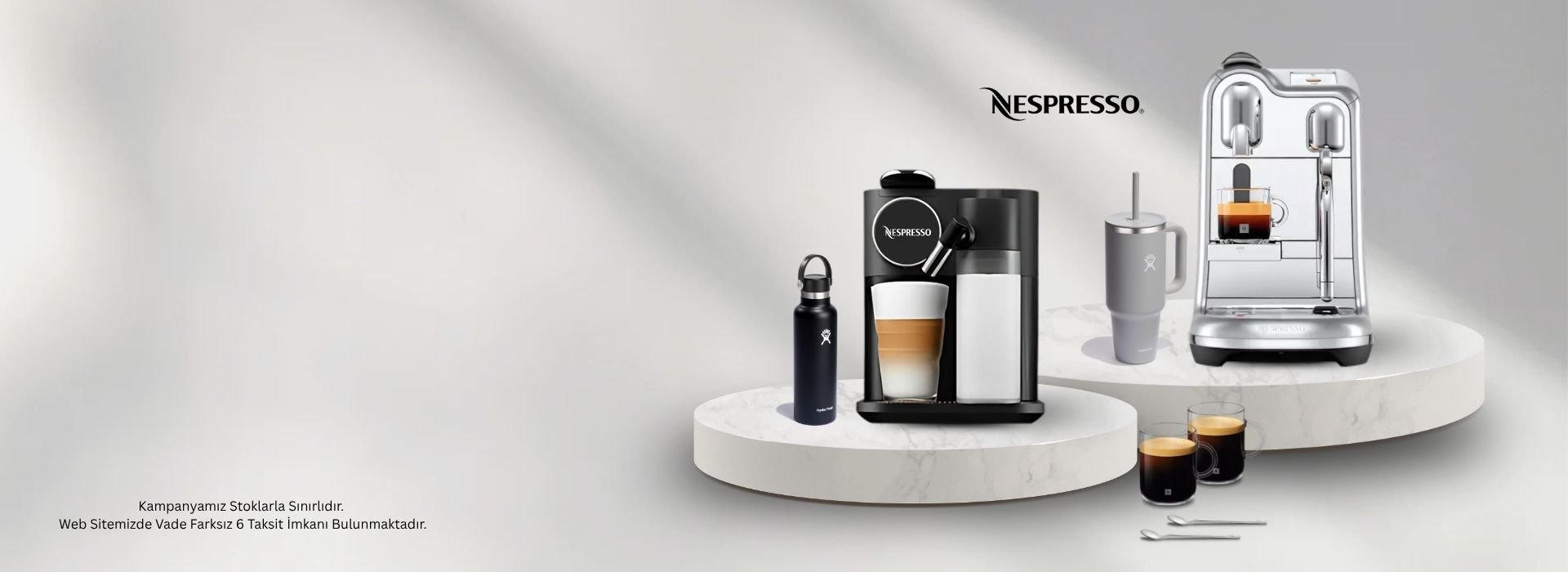Nespresso Kahve Makinesi Alana Hydro Flask Termos Hediye!